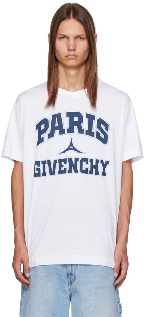 givenchy women's white t shirt|givenchy oversized t shirt.